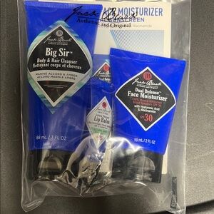 Jack Black Men's Grooming Cleanser Set - Blue